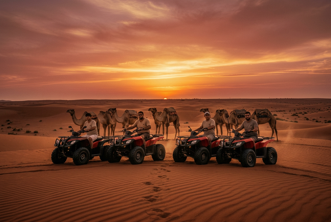 Sunset Quad + Camel