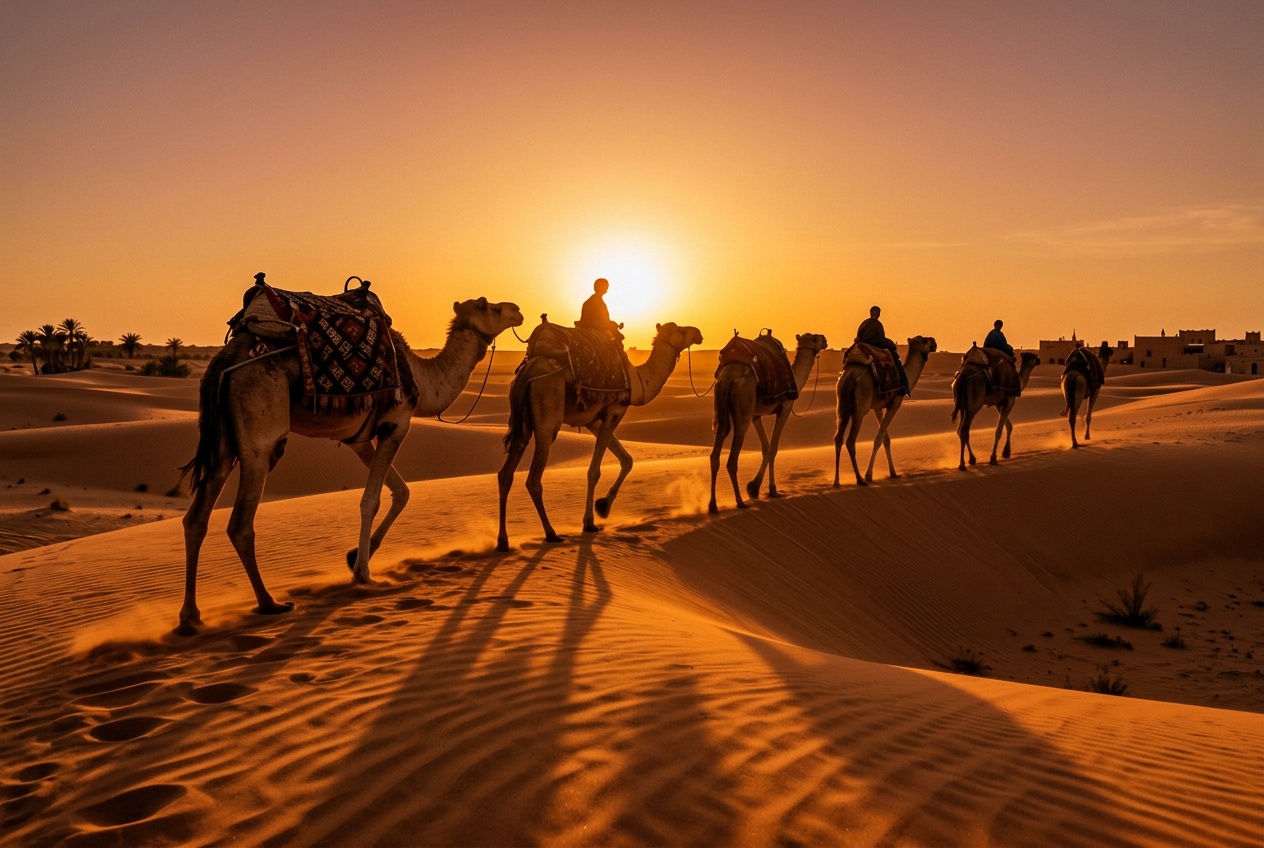 Sunset Camel Ride